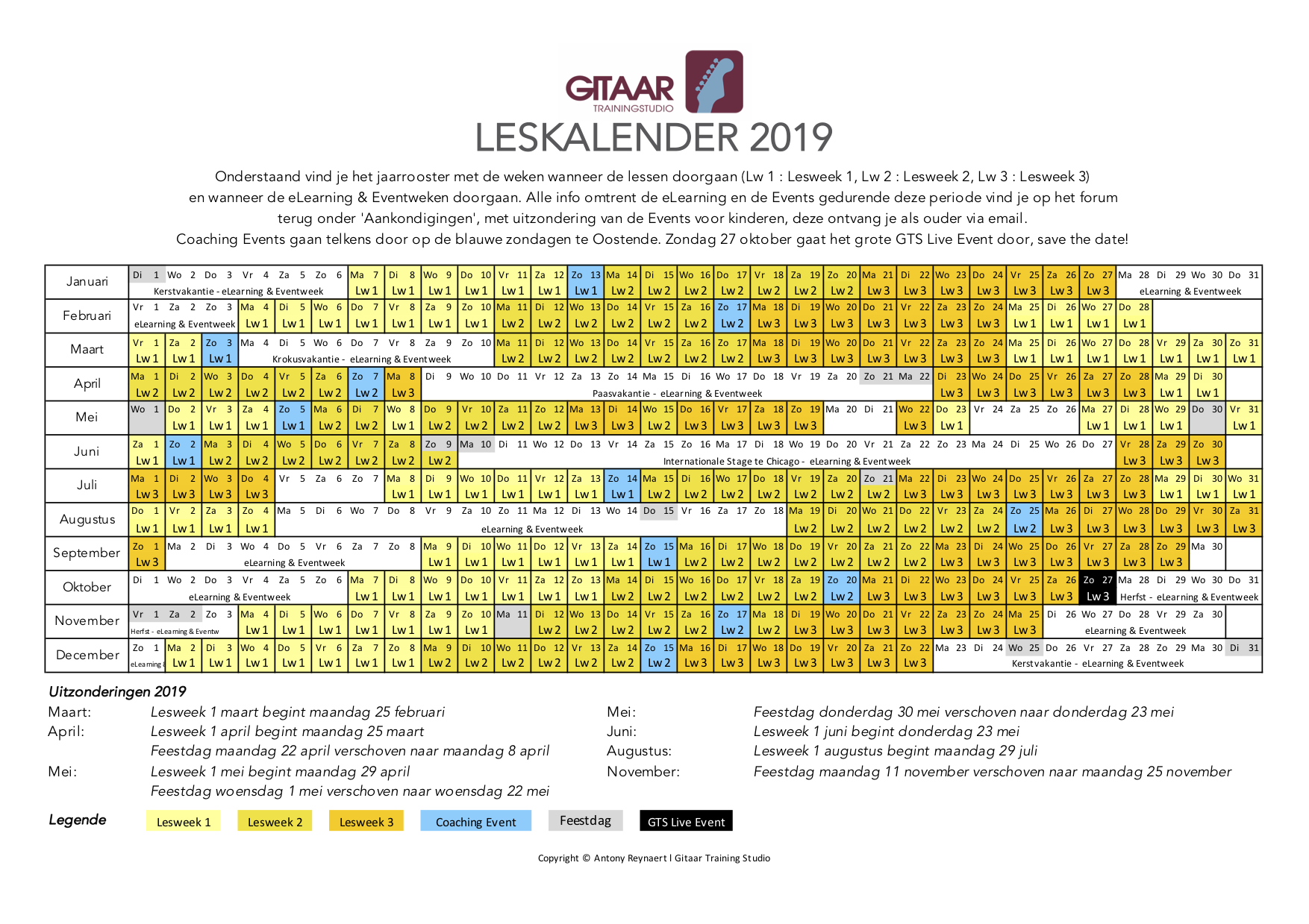 LESKALENDER 2019